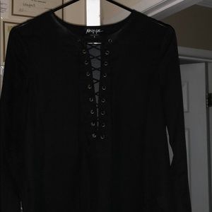 Nasty Gal Lace Up Top